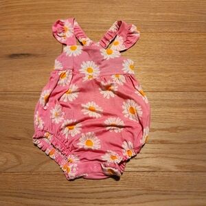 Posh Peanut Pink Floral Bubble 3-6 Mo